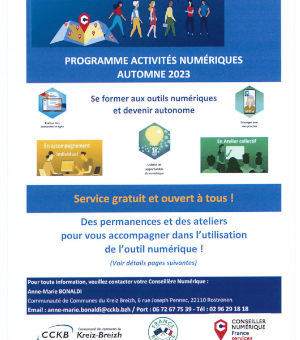 Planning atelier numérique