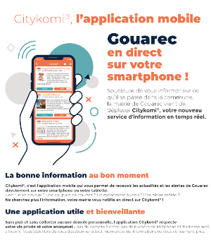 Citykomi, l'application mobile